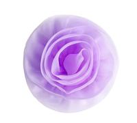 Broche florale surdimensionnée multifonction en polyester texturé pour ajouter une touche de sophistication à n'importe quel environnement. Broche réaliste en polyester, taille unique, Comme décrit