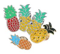 Broche Fruit Ananas 5 Pièces en Alliage pour Filles et Dames