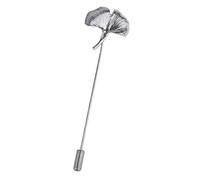 Broche Gingko multifonction amusante et sophistiquée - Design élégant - Accessoire de mode portable pour les artistes - Tenue quotidienne - Accessoire de réunion d'affaires, One Size, Comme décrit