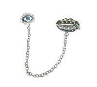 Broche gothique tendance œil du diable Peasecod, parfaite pour ajouter du charme à n ' importe quelle tenue, perles délicates, épingle de corsage, épingle ornée de perles