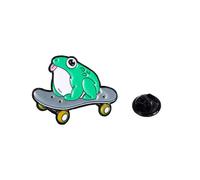Broche Grenouille Verte En Alliage Délicat Badge Élégant Pour Ceux Qui Aiment Les Accessoires Distinctifs À Porter Quotidien