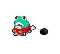 Broche Grenouille Verte Unique Grenouille Verte Ludique Broche Insigne Pour Vêtements Décontractés Et Occasions Spéciales Aiguille Animal Créative, taille unique, Comme décrit