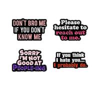 Broche humoristique avec inscription « Breaking News I Don't Care », badge audacieux en alliage pour chemisier, épingle, broche humoristique pour vêtements, veste, sac à dos, accessoires pour homme et