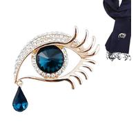 Broche œil - Design de larmes d'ange, accessoire vintage en alliage | Bijou de déclaration pour femme avec attrait artistique, grande broche pour robes de mariée, broche élégante pour vêtements et