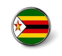 Broche insigne drapeau de la République du Zimbabwe, style international, pour femmes et hommes. Nouveauté juive.