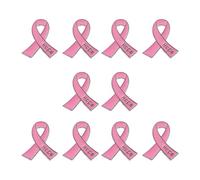 Broche inspirante en forme de lettre d'espoir avec ruban et construction en alliage robuste - Cadeau polyvalent, One Size, Comme décrit