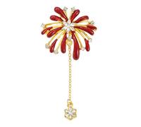 Broche inspirée de la pyrotechnie artistique avec pour une expression de styles uniques dans divers réglages