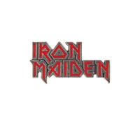 Broche Iron Maiden Logo Alchemy Rocks (Rouge)