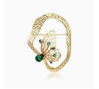 Broche irrégulière plaquée Papillon découpée en Or 14 carats, Accessoires pour Veste de Blazer