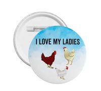 Broche « J’aime mes dames » (1 pièce)