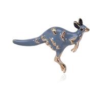 Broche kangourou australien pour femme, broche bohème mignonne en forme d'animal kangourou pour femme, pour chapeau, sac, costume, robe, accessoires de bijoux