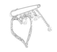 Broche légère en alliage avec symbole d'amour pour écharpe, châle, robe, décoration, romance, cœur, cadeau, taille unique, Comme décrit