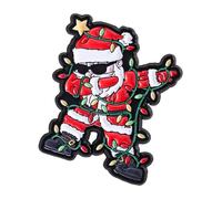 Broche légère en émail avec fermoir sécurisé pour bijoux et accessoires de Noël, taille unique, Comme décrit