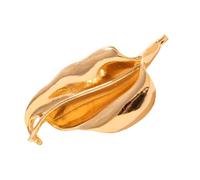 Broche légère en forme de feuille irrégulière avec détails sophistiqués en alliage élégant pour costume corsage épingle à revers de mode accessoire élégant pour femme, taille unique, Comme décrit