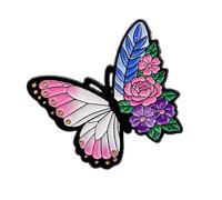 Broche légère en forme de fleur d'animal facile à porter avec fermeture sécurisée pour un confort tout au long de la journée, Moyen, Comme décrit