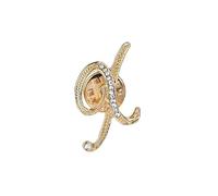 Broche lettre, broche lettre A-Z, pour femme, avec perles d'imitation, tendance, 26 lettres de l'alphabet, bijoux personnalisés, cadeaux. (X)