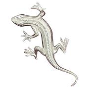 Broche Lézard de Provence, Pour Homme Ou Femme, Fait Main en Etain - Fabrication Française