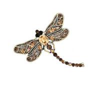 Broche libellule polyvalente pour une tenue professionnelle décontractée - Design léger qui reste en place - Fermoir sécurisé