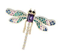 Broche libellules accessoire de mode, broche unique et élégante pour le quotidien et les fêtes, taille unique, Comme décrit