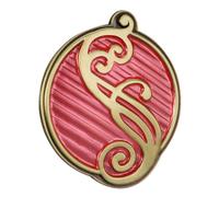 Broche méchante Glinda's Shiz rouge 7 Cm Noble Collection