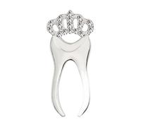 Broche médicale créative avec motif dent et poumon pour revers, Normale, Métal non précieux