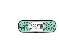 Broche médicale : stéthoscope, cœur, cerveau, poumons, sang, seringue, badge ambulance, Klein, Métal non précieux