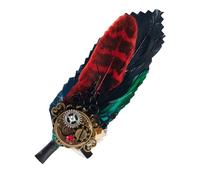 Broche médiévale | Broche à revers 2 en 1 en forme de plumes | Pince décorative pour femme amateurs de collectionneurs, chemises, costumes, robes, chapeaux, sacs à dos, représentations théâtrales