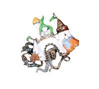 Broche mélange de manoir en délicat, ancien plan encouragé, adapté ajouts de mode, broche à revêtement blanc d ' inspiration historique