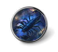Broche mignonne en métal représentant des scorpions, des galaxies, des univers, des badges, des chapeaux, des sacs, des accessoires, des bijoux