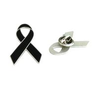 Broche moderne en forme de colombes en forme de ruban léger 3 g - Collecte de fonds pour les causes sociales et la mode - Accessoire de mode - Ruban de colombes - Événement caritatif, One Size, Comme