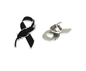 Broche moderne en forme de colombes en forme de ruban léger 3 g - Collecte de fonds pour les causes sociales et la mode - Accessoire de mode - Ruban de colombes - Événement caritatif, One Size, Comme