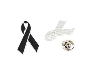 Broche moderne en ruban de pigeon, design léger de 3 g, broche de don pour usage social et accessoires de mode, aiguille cadeau pour la reconnaissance du travail bénévole, Einheitsgröße, comme décrit