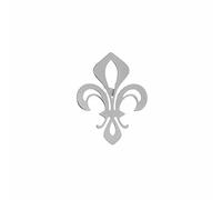 Broche Muguet en acier inoxydable pour homme en forme de tête de lance romaine en émail