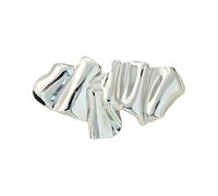 Broche multi-usages avec ange plissé en acier inoxydable, complète n'importe quelle garde-robe pour un usage quotidien. Accessoire de mode en acier inoxydable, Einheitsgröße, comme décrit