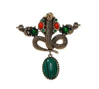 Broche multifonction amusante en porcelaine sur le thème du clown - Design élégant - Accessoire de mode portable pour les artistes - Tenue quotidienne, Zinc