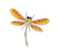 Broche multifonction amusante et sophistiquée en forme de libellules - Design élégant - Accessoire de mode portable pour les artistes - Tenue quotidienne - Accessoires de fête, One Size, Comme décrit