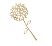 Broche multifonction amusante et sophistiquée en forme de pissenlit - Design élégant - Accessoire de mode portable pour les artistes - Tenue quotidienne - Accessoire polyvalent, One Size, Comme décrit