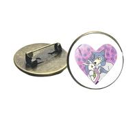 Broche noire Anime Assassination Classroom Cosplay Art Bagdes pour garçons et filles Pin's Shiota Nagisa Akabane Karma Broches, Verre