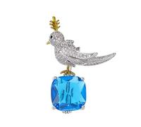 Broche oiseau en alliage extrêmement léger - Design ergonomique - Accessoire de manteau pour femme - Confort étendu pour un usage professionnel - Bijoux polyvalents pour femme, taille unique, Comme