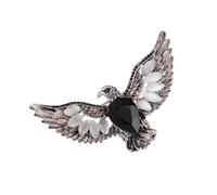 Broche oiseau étincelant en forme d'animal ludique pour corsage décontracté vêtements bijoux adaptés à un look moderne broche animal bijoux, taille unique, Comme décrit