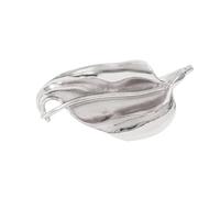 Broche Or Feuille Élégante Pour Femme Homme Épingle à Cravate Col Chapeau Ou Sac Accessoire De Mode Poli Haut De Gamme Cadeau Minimaliste Mariage Fête Cérémonie Ornement Boutonnière Corsage (Argent)