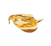 Broche Or Feuille Élégante Pour Femme Homme Épingle à Cravate Col Chapeau Ou Sac Accessoire De Mode Poli Haut De Gamme Cadeau Minimaliste Mariage Fête Cérémonie Ornement Boutonnière Corsage (Doré)