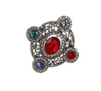 Broche ovale en forme de cœur avec nœud papillon classique, accessoire élégant avec pour manteaux, vestes, occasions spéciales, nœud à la mode, broche ovale en forme de cœur