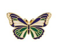 Broche papillon 3D délicate - Plusieurs options de couleur - Parfait pour les manteaux habillés et les tenues formelles - Insigne d'huile goutte à goutte en alliage, One Size, Comme décrit