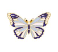 Broche papillon 3D délicate - Plusieurs options de couleur - Parfait pour les manteaux habillés et les tenues formelles - Insigne d'huile goutte à goutte en alliage, One Size, Comme décrit