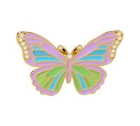 Broche papillon 3D délicate - Plusieurs options de couleur - Parfait pour les manteaux habillés et les tenues formelles - Insigne d'huile goutte à goutte en alliage, One Size, Comme décrit