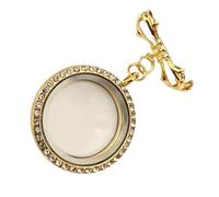 Broche papillon avec compartiment pour photo secrète, bijoux en alliage clouté de cristal, bijoux pour tenues formelles pour femmes, broche vintage porte-photo, taille unique, Comme décrit