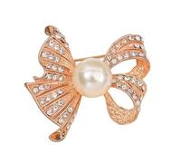Broche papillon élégante en forme de nœud pour vêtements, bijoux, accessoires de mode, convient pour les femmes et les filles, Métal