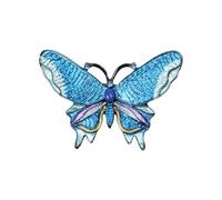 Broche papillon émaillée à la mode en strass en alliage robuste accessoire pour femme décoration de vêtements et cadeaux, taille unique, Comme décrit