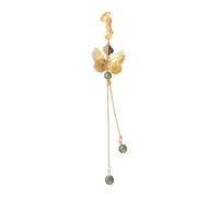 Broche papillon en alliage et cristal, bijou multifonction pour un usage quotidien et une tenue formelle, broche papillon double couche